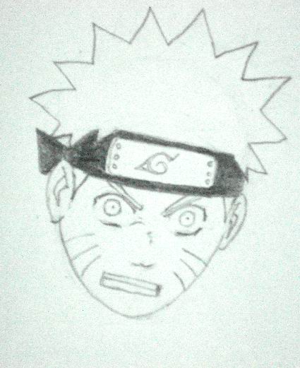 How To Draw Naruto - Step No.