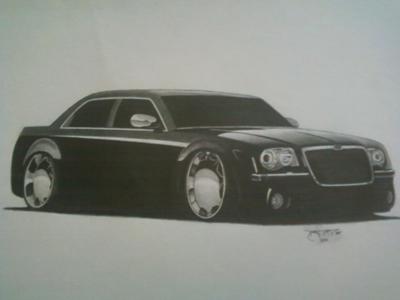 My Chrysler 300 drawing
