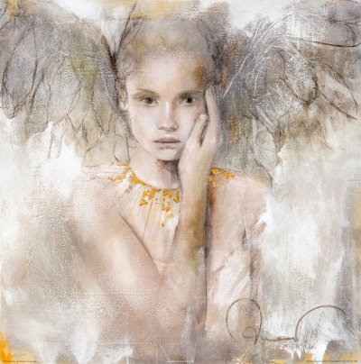 Angel Drawing by Elvira - Buy at Art.com
