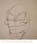 Evil skull - Sketch 1