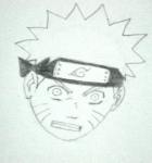 How to draw Naruto - Sketch 6