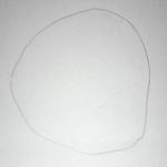 Pencil drawing of a skull - Sketch 1