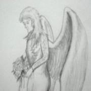 Angel Pencil Drawing - Sketch 3