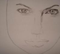 Celebrity drawing pencil - Angelina Jolie 10