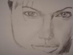 Celebrity drawing pencil - Angelina Jolie 13
