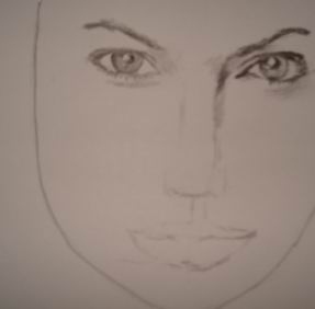 Celebrity drawing pencil - Angelina Jolie 10
