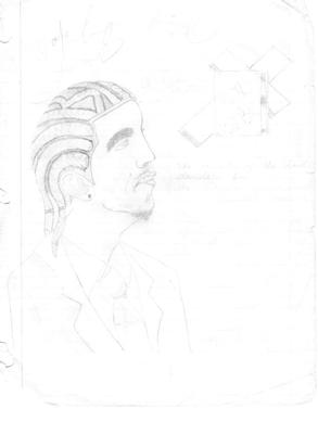 Drawing of a man