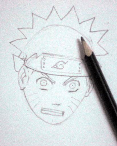 NARUTO UZUMAKI - PENCIL DRAWING [ NARUTO SHIPPUDEN ] 