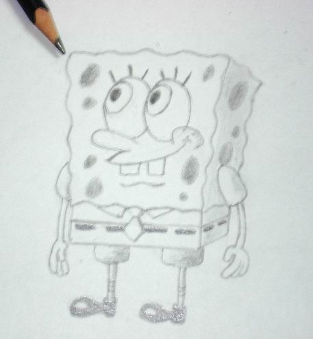 How to draw Spongebob 5