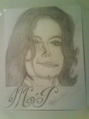 Michael Jackson pencil drawing